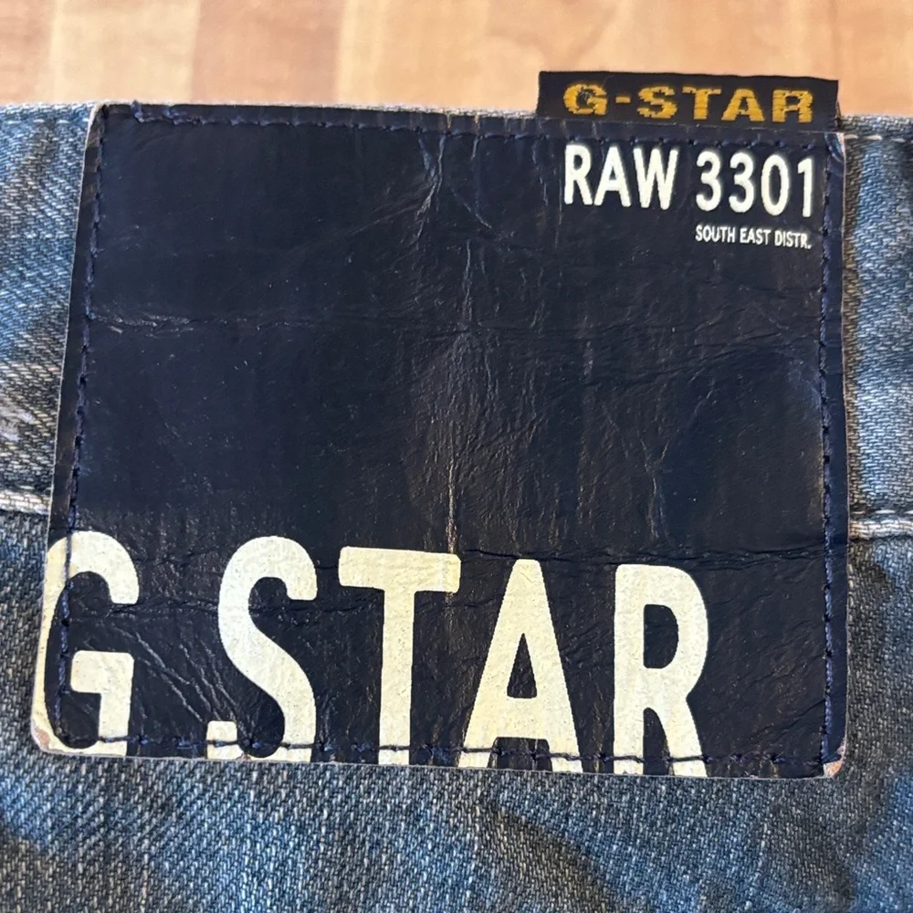 G-Star RAW Women’s Dark Blue 25/32 3301 Arc Loose Tapered Jeans - Picture 2 of 11